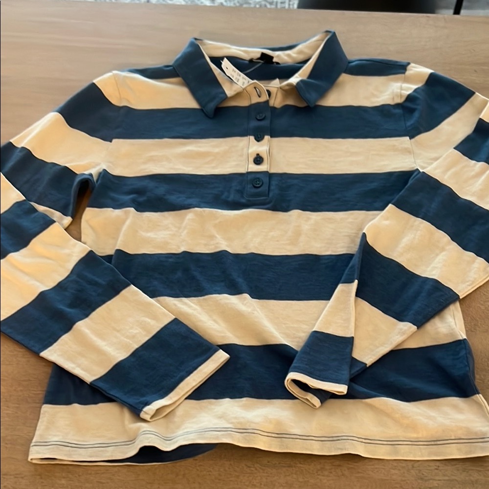 Blue and Cream Garment